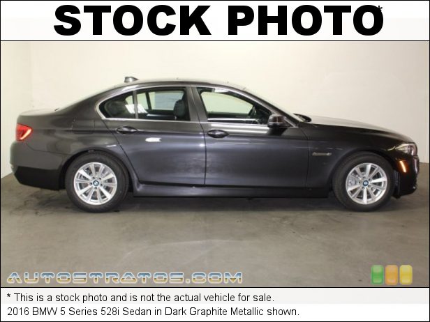 Stock photo for this 2016 BMW 5 Series 528i Sedan 2.0 Liter DI TwinPower Turbocharged DOHC 16-Valve VVT 4 Cylinder 8 Speed Automatic