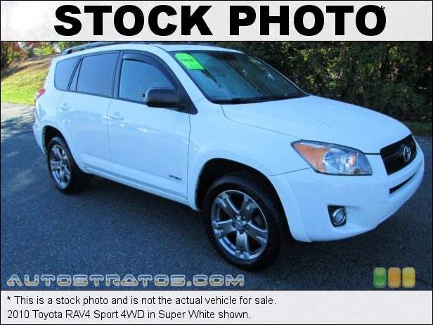 Stock photo for this 2010 Toyota RAV4 Sport 4WD 2.5 Liter DOHC 16-Valve Dual VVT-i 4 Cylinder 4 Speed ECT Automatic