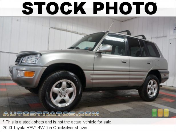 Stock photo for this 2000 Toyota RAV4 4WD 2.0 Liter DOHC 16-Valve 4 Cylinder 4 Speed Automatic