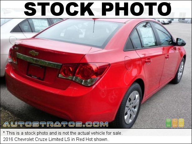 Stock photo for this 2016 Chevrolet Cruze Limited LS 1.8 Liter ECOTEC DOHC 16-Valve VVT 4 Cylinder 6 Speed Automatic