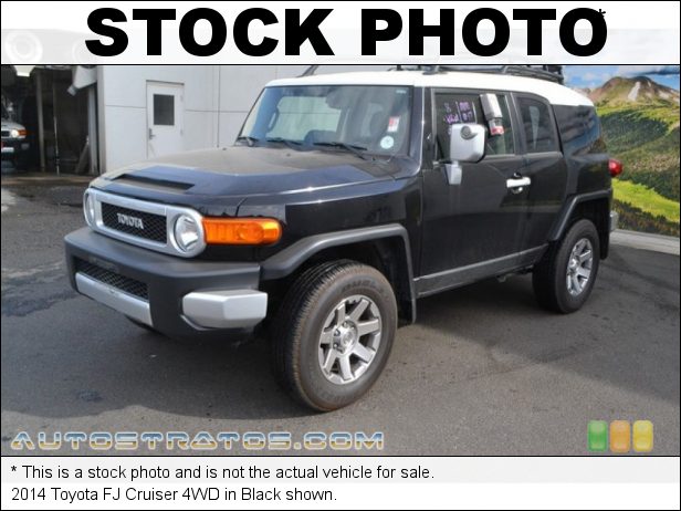 Stock photo for this 2014 Toyota FJ Cruiser 4WD 4.0 Liter DOHC 24-Valve Dual VVT-i V6 5 Speed Automatic