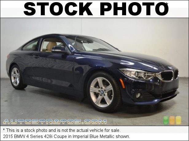 Stock photo for this 2015 BMW 4 Series 428i Coupe 2.0 Liter DI TwinPower Turbocharged DOHC 16-Valve VVT 4 Cylinder 8 Speed Sport Automatic
