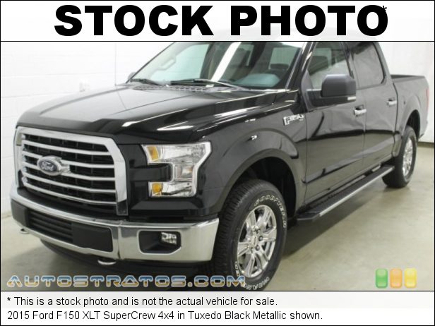 Stock photo for this 2015 Ford F150 XLT SuperCrew 4x4 3.5 Liter DOHC 24-Valve Ti-VCT FFV V6 6 Speed Automatic