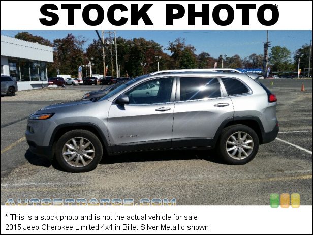 Stock photo for this 2015 Jeep Cherokee Limited 4x4 3.2 Liter DOHC 24-Valve VVT V6 9 Speed Automatic