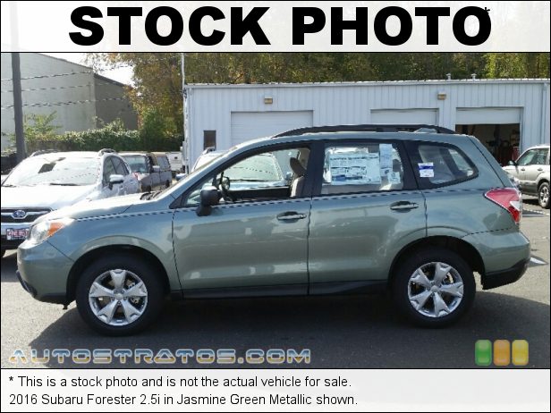 Stock photo for this 2016 Subaru Forester 2.5i 2.5 Liter DOHC 16-Valve VVT Flat 4 Cylinder Lineartronic CVT Automatic