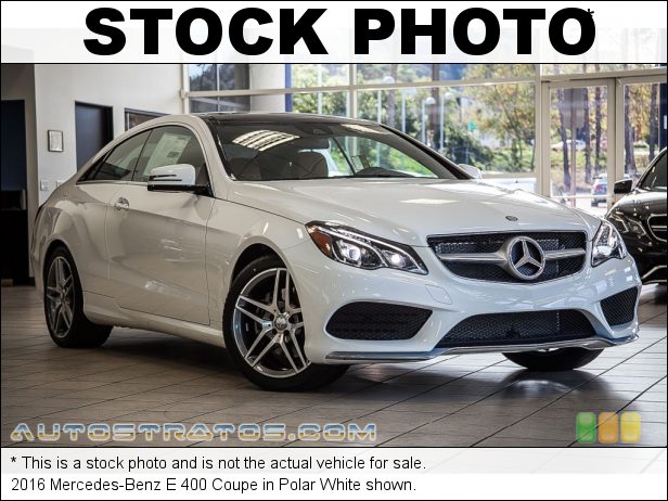 Stock photo for this 2016 Mercedes-Benz E 400 Coupe 3.0 Liter DI biturbo DOHC 24-Valve VVT V6 7 Speed Automatic