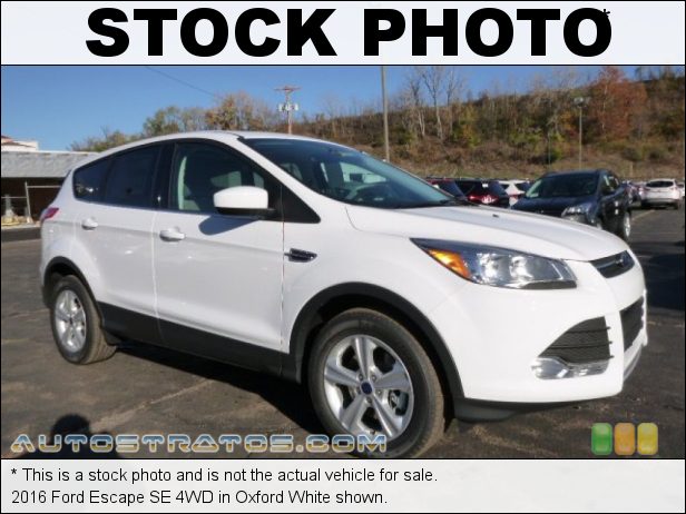 Stock photo for this 2016 Ford Escape SE 4WD 1.6 Liter EcoBoost DI Turbocharged DOHC 16-Valve Ti-VCT 4 Cylind 6 Speed SelectShift Automatic