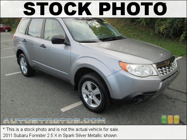 Stock photo for this 2011 Subaru Forester 2.5 X 2.5 Liter DOHC 16-Valve VVT Flat 4 Cylinder 4 Speed Automatic