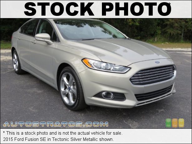 Stock photo for this 2015 Ford Fusion SE 2.0 Liter EcoBoost DI Turbocharged DOHC 16-Valve Ti-VCT 4 Cylind 6 Speed SelectShift Automatic