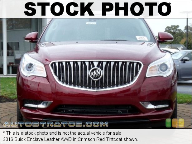 Stock photo for this 2016 Buick Enclave AWD 3.6 Liter DI DOHC 24-Valve VVT V6 6 Speed Automatic