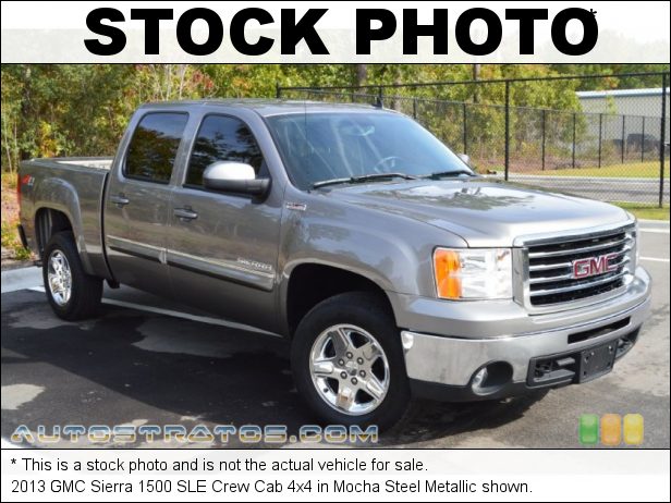 Stock photo for this 2013 GMC Sierra 1500 SLE Crew Cab 4x4 5.3 Liter Flex-Fuel OHV 16-Valve VVT Vortec V8 6 Speed Automatic Stock photo for this 2013 GMC Sierra 1500 SLE Crew Cab 4x4 5.3 Liter Flex-Fuel OHV 16-Valve VVT Vortec V8 6 Speed Automatic