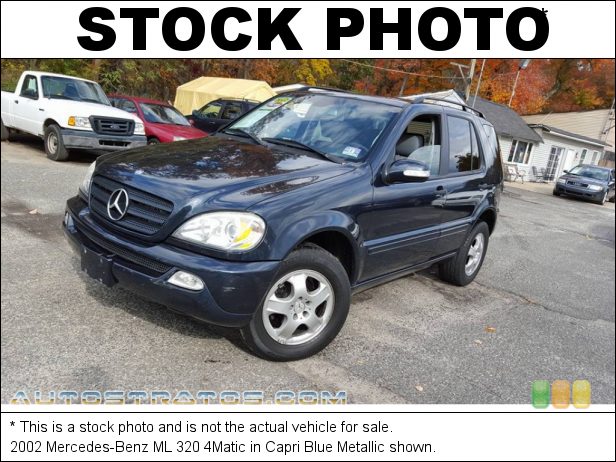 Stock photo for this 2002 Mercedes-Benz ML 320 4Matic 3.2 Liter SOHC 18-Valve V6 5 Speed Automatic