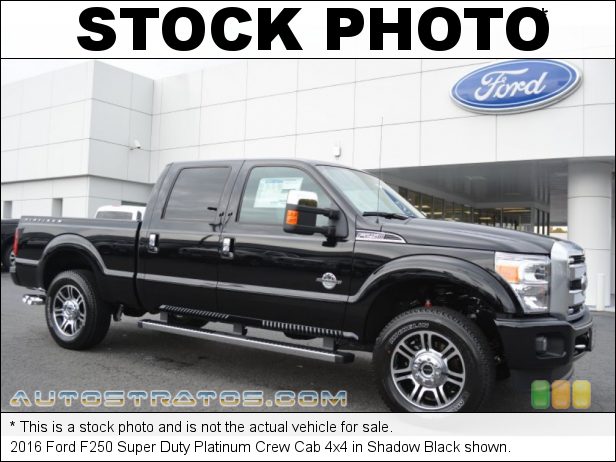 Stock photo for this 2016 Ford F250 Super Duty Platinum Crew Cab 4x4 6.7 Liter Power Stroke OHV 32-Valve Turbo-Diesel V8 6 Speed SelectShift Automatic