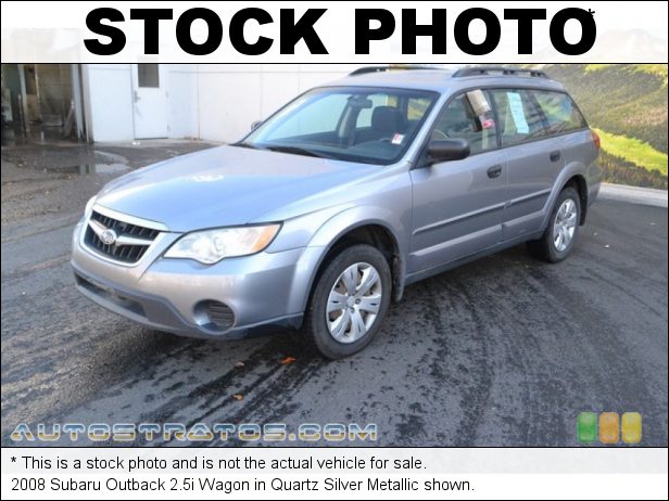 Stock photo for this 2008 Subaru Outback 2.5i Wagon 2.5 Liter SOHC 16-Valve VVT Flat 4 Cylinder 4 Speed Sportshift Automatic