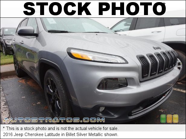 Stock photo for this 2016 Jeep Cherokee Latitude 3.2 Liter DOHC 24-Valve VVT V6 9 Speed Automatic