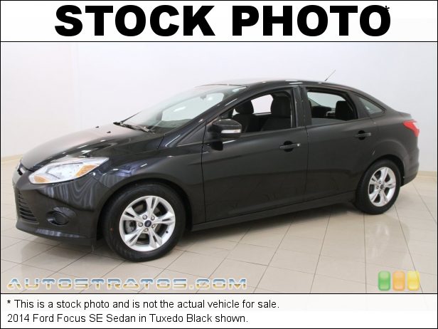 Stock photo for this 2014 Ford Focus SE Sedan 2.0 Liter GDI DOHC 16-Valve Ti-VCT Flex-Fuel 4 Cylinder 6 Speed PowerShift Automatic