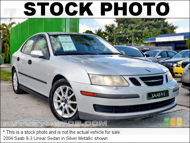 Stock photo for this 2004 Saab 9-3 Linear Sedan 2.0 Liter Turbocharged DOHC 16-Valve 4 Cylinder 5 Speed Automatic