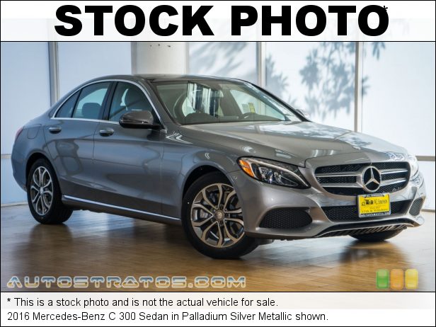 Stock photo for this 2016 Mercedes-Benz C 300 Sedan 2.0 Liter DI Turbocharged DOHC 16-Valve VVT 4 Cylinder 7 Speed Automatic