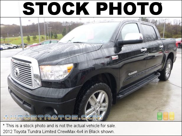 Stock photo for this 2012 Toyota Tundra CrewMax 4x4 5.7 Liter DOHC 32-Valve Dual VVT-i V8 6 Speed ECT-i Automatic