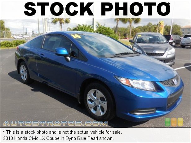 Stock photo for this 2013 Honda Civic LX Coupe 1.8 Liter SOHC 16-Valve i-VTEC 4 Cylinder 5 Speed Automatic