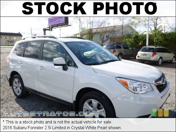 Stock photo for this 2016 Subaru Forester 2.5i Limited 2.5 Liter DOHC 16-Valve VVT Flat 4 Cylinder Lineartronic CVT Automatic