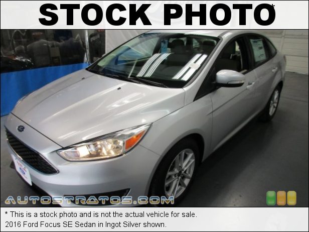 Stock photo for this 2016 Ford Focus SE Sedan 2.0 Liter DI DOHC 16-Valve Ti-VCT 4 Cylinder 6 Speed PowerShift Automatic
