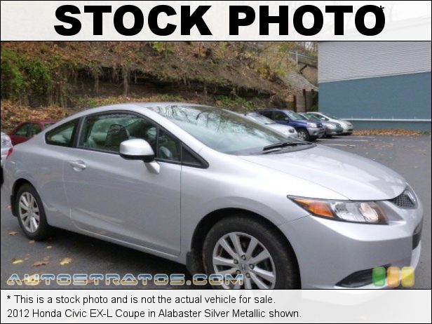 Stock photo for this 2012 Honda Civic EX-L Coupe 1.8 Liter SOHC 16-Valve i-VTEC 4 Cylinder 5 Speed Automatic