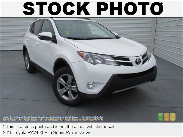 Stock photo for this 2015 Toyota RAV4 XLE 2.5 Liter DOHC 16-Valve Dual VVT-i 4-Cylinder 6 Speed ECT-i Automatic
