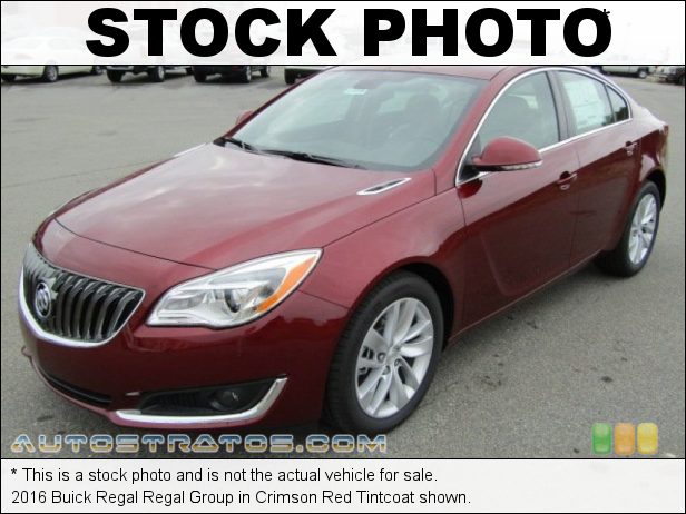 Stock photo for this 2016 Buick Regal Regal Group 2.0 Liter SIDI Turbocharged DOHC 16-Valve VVT 4 Cylinder 6 Speed Automatic