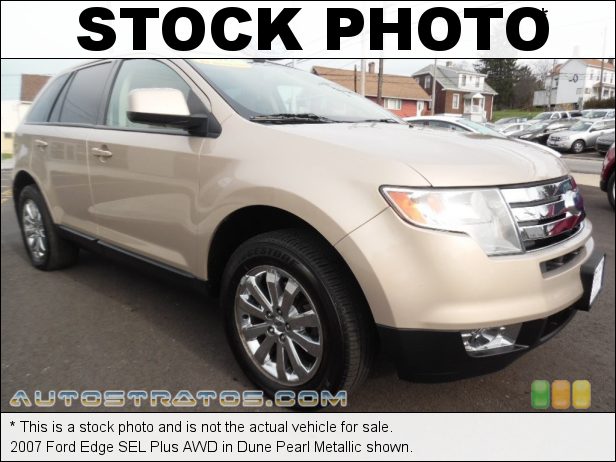 Stock photo for this 2007 Ford Edge SEL Plus AWD 3.5 Liter DOHC 24-Valve VVT Duratec V6 6 Speed Automatic