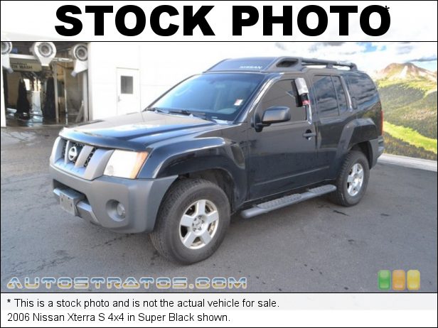 Stock photo for this 2006 Nissan Xterra S 4x4 4.0 Liter DOHC 24-Valve VVT V6 5 Speed Automatic