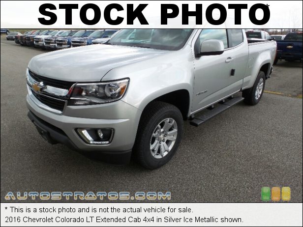 Stock photo for this 2016 Chevrolet Colorado LT Extended Cab 4x4 3.6 Liter DI DOHC 24-Valve VVT V6 6 Speed Automatic