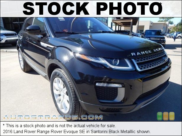Stock photo for this 2016 Land Rover Range Rover Evoque SE 2.0 Liter DI Turbocharged DOHC 16-Valve 4 Cylinder 9 Speed Automatic