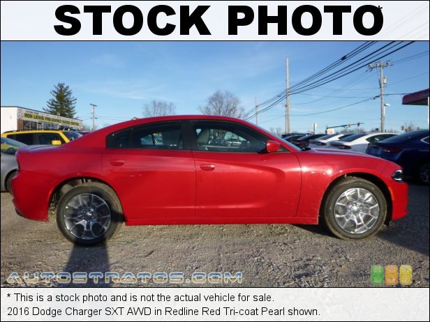 Stock photo for this 2016 Dodge Charger SXT AWD 3.6 Liter DOHC 24-Valve VVT V6 8 Speed Automatic