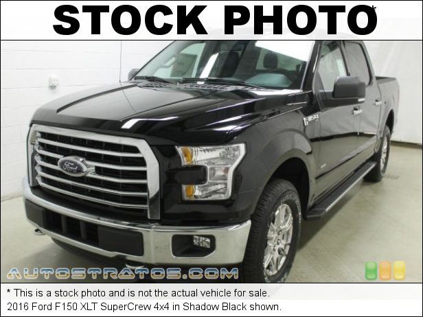 Stock photo for this 2016 Ford F150 XLT SuperCrew 4x4 2.7 Liter DI Twin-Turbocharged DOHC 24-Valve EcoBoost V6 6 Speed Automatic