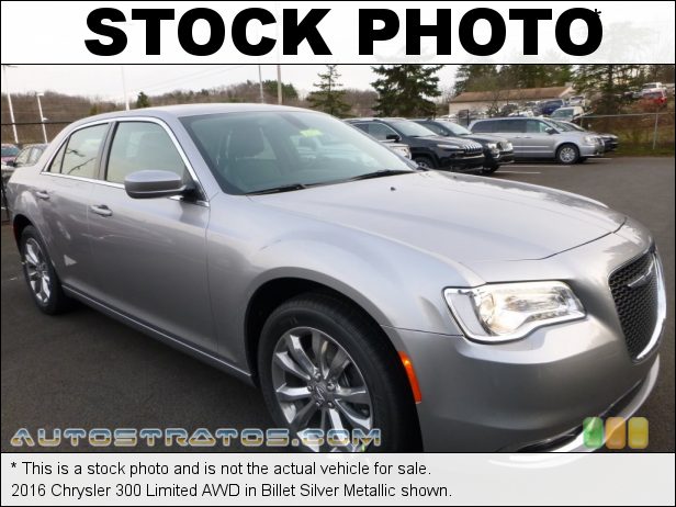 Stock photo for this 2016 Chrysler 300 Limited AWD 3.6 Liter DOHC 24-Valve VVT Pentastar V6 8 Speed Automatic