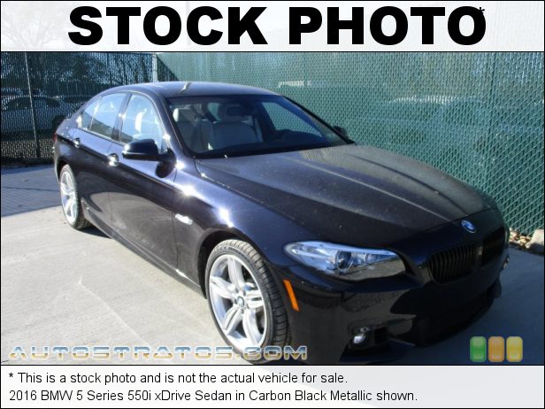 Stock photo for this 2016 BMW 5 Series 550i xDrive Sedan 4.4 Liter DI TwinPower Turbocharged DOHC 32-Valve VVT V8 8 Speed Automatic