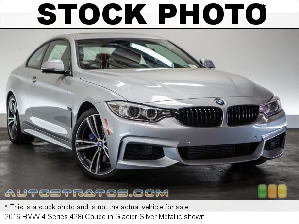 Stock photo for this 2016 BMW 4 Series 428i Coupe 2.0 Liter DI TwinPower Turbocharged DOHC 16-Valve VVT 4 Cylinder 8 Speed Automatic