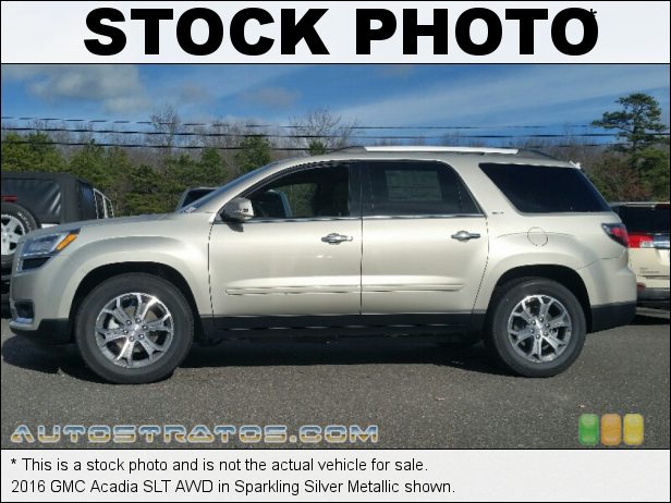 Stock photo for this 2016 GMC Acadia SLT AWD 3.6 Liter DI DOHC 24-Valve VVT V6 6 Speed Automatic
