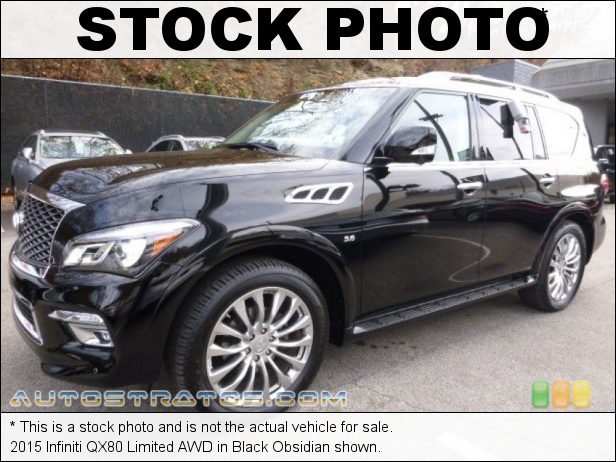 Stock photo for this 2015 Infiniti QX80 Limited AWD 5.6 Liter DI DOHC 32-Valve VVEL CVTCS V8 7 Speed Automatic