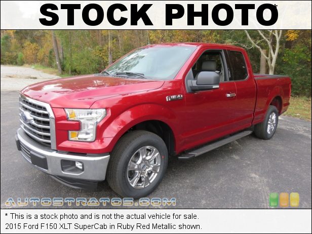 Stock photo for this 2015 Ford F150 XLT SuperCab 5.0 Liter DOHC 32-Valve Ti-VCT FFV V8 6 Speed Automatic