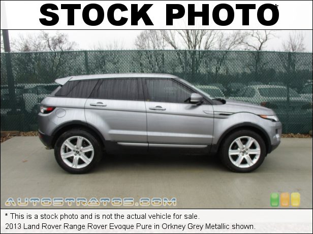 Stock photo for this 2013 Land Rover Range Rover Evoque Pure 2.0 Liter Turbocharged DOHC 16-Valve VVT Si4 4 Cylinder 6 Speed Drive Select Automatic