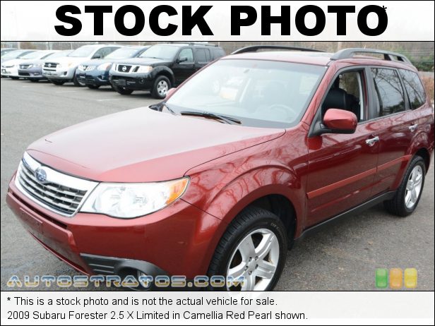 Stock photo for this 2009 Subaru Forester 2.5 X 2.5 Liter SOHC 16 Valve VVT Flat 4 Cylinder 4 Speed Sportshift Automatic