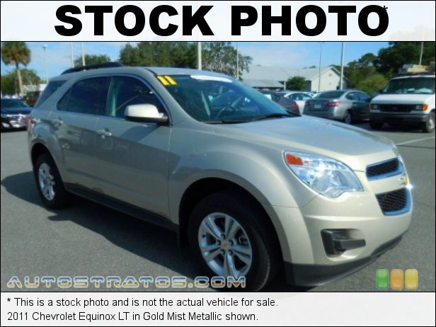 Stock photo for this 2011 Chevrolet Equinox LT 2.4 Liter DI DOHC 16-Valve VVT Ecotec 4 Cylinder 6 Speed Automatic