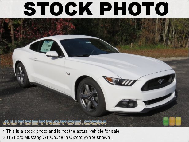 Stock photo for this 2016 Ford Mustang GT Coupe 5.0 Liter DOHC 32-Valve Ti-VCT V8 6 Speed SelectShift Automatic