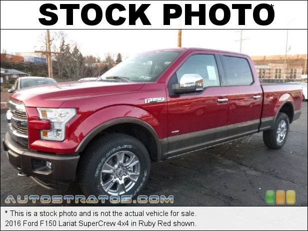 Stock photo for this 2016 Ford F150 Lariat SuperCrew 4x4 3.5 Liter DI Twin-Turbocharged DOHC 24-Valve EcoBoost V6 6 Speed Automatic