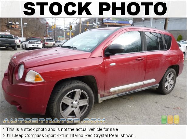 Stock photo for this 2010 Jeep Compass Sport 4x4 2.4 Liter DOHC 16-Valve Dual VVT 4 Cylinder CVT Automatic