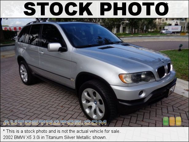 Stock photo for this 2002 BMW X5 3.0i 3.0 Liter DOHC 24V Inline 6 Cylinder 5 Speed Manual