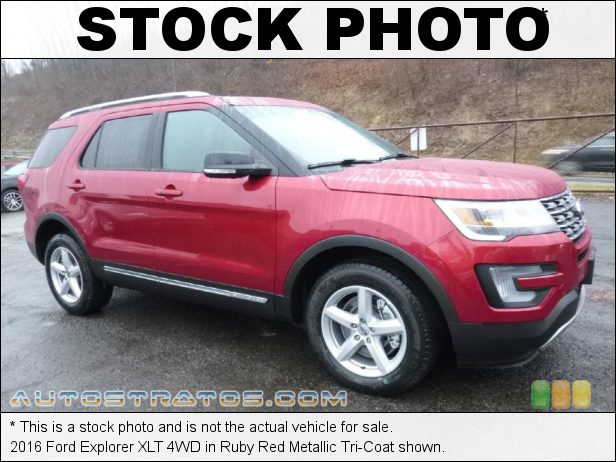 Stock photo for this 2016 Ford Explorer XLT 4WD 3.5 Liter DOHC 24-Valve Ti-VCT V6 6 Speed SelectShift Automatic
