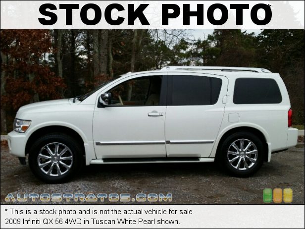 Stock photo for this 2009 Infiniti QX 56 4WD 5.6 Liter DOHC 32-Valve V8 5 Speed Automatic